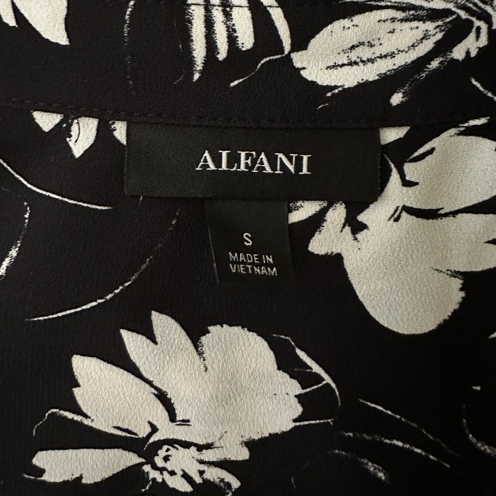 Alfani Button Up Floral Print Shirtdress Women’s Midi Dress - S/M - Picture 9 of 17